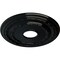 Ekena Millwork Dublin Ceiling Medallion (Fits Canopies up to 8 1/4"), 15 3/8"OD x 3 5/8"ID x 1"P, Black Pearl CM15DUBPS - alternate 3